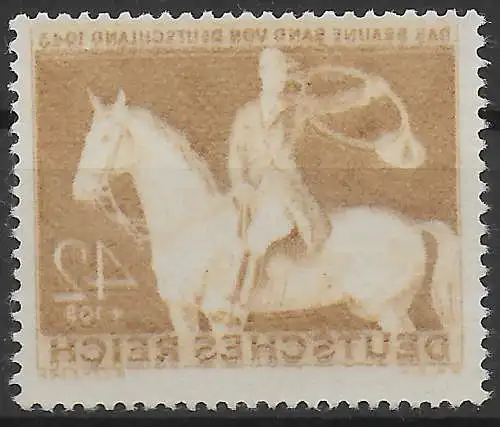 DR: MiNr. 854, **, postfrisch, Abklatsch