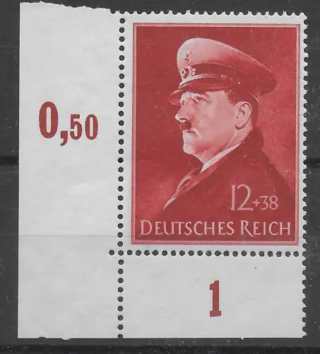 DR: MiNr. 772y **, postfrisch im Eckrand E3