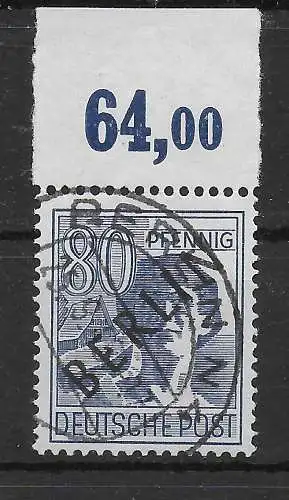Berlin: MiNr. 15 P OR, gestempelt, BPP geprüft