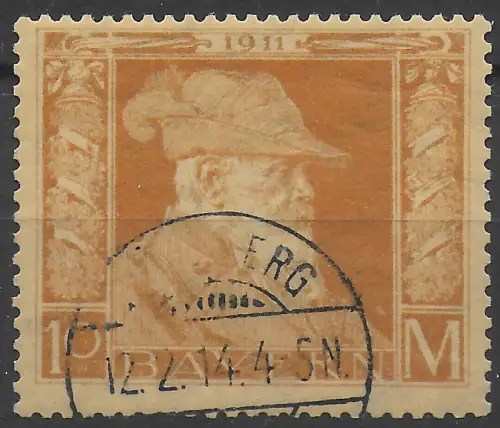 Bayern: MiNr. 90 II, gestempelt