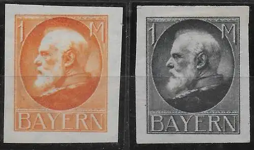Bayern: MiNr. 175-176 BI, * Falz