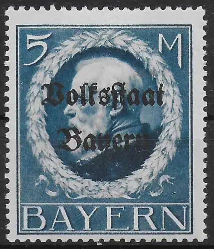 Bayern: MiNr. 131 IA, Falz, *