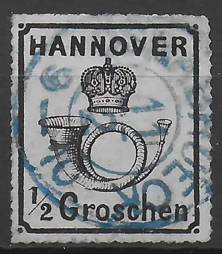 Hannover: MiNr. 22x, gestempelt, BPP geprüft