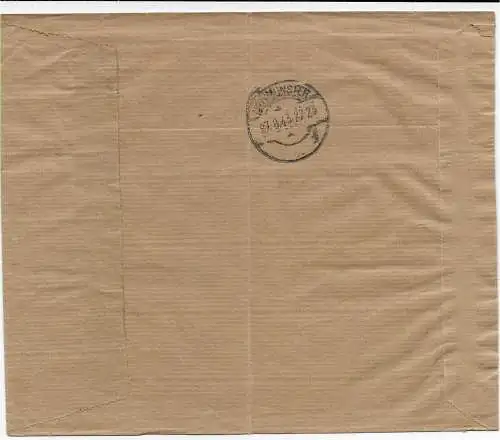 Feldpost: Einschreiben FPNr. L 50707 Paris nach Neumünster