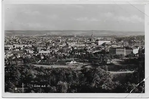 Feldpost: AK Linz, 1938 als sehr frühe Feldpost nach Österreich