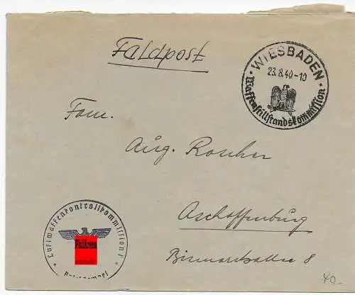 Feldpost: FPNr. L 01663, Waffenstillstandskommission 1940