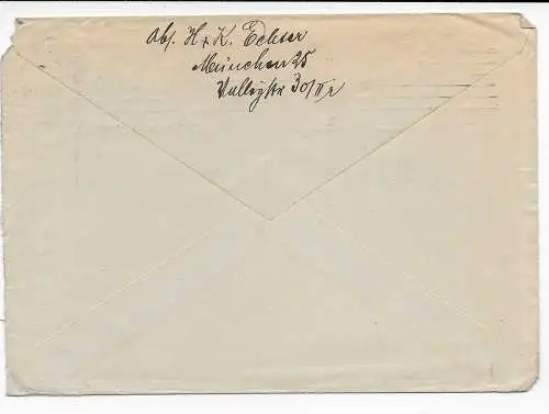 Feldpost: frühe Feldpost München an Ufa FPNr. 09186 vom 11.9.1939