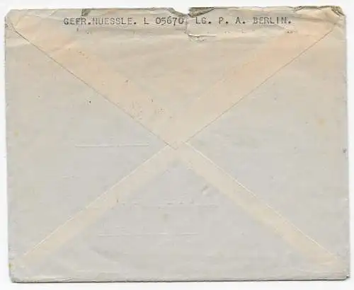 Feldpost: FPNr. L 05670 an Gebirgsjäger in Halle 1941, Briefinhalt