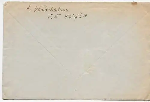 Feldpost: FPNr. 42764, Einlieferungsstempel nach München 