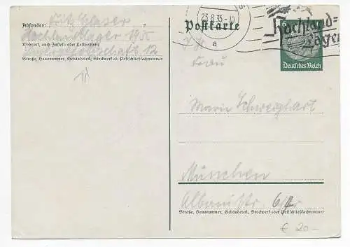 DR: Hochlandlager 1935 nach München