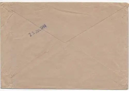 Feldpost: FPNr. 47683 von 1944 nach Hainburg als Einschreiben