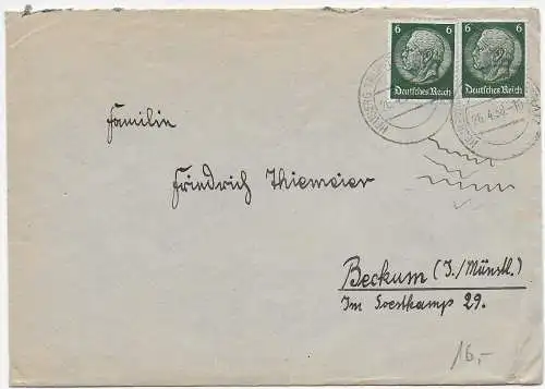 DR: Heuberg Truppenübungsplatz 1938 nach Beckum
