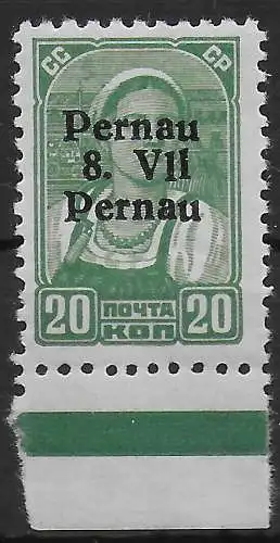 Estland: MiNr. 8II IV, postfrisch