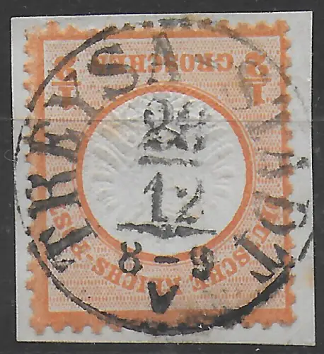 DR: MiNr. 18, Briefstück Treysa Stadt, Luxus