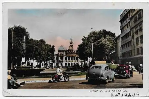 Vietnam: picture postcard Saigon - Rathaus - 1956