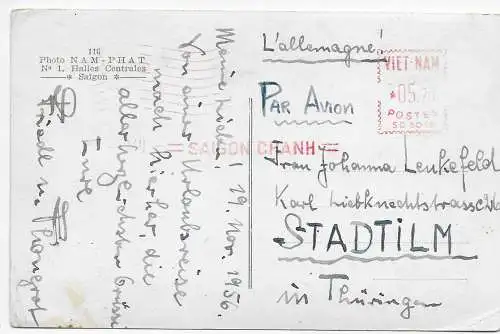 Vietnam: picture postcard Saigon - Rathaus - 1956