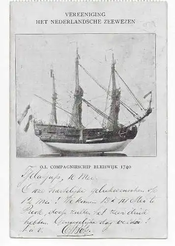 Vereeniging het nederlandesche Zeewezen, Bleiswijk 1740, 1903