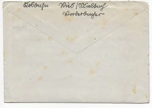 Feldpost: Miesbach 1944 an FPNr. 42764, zurück
