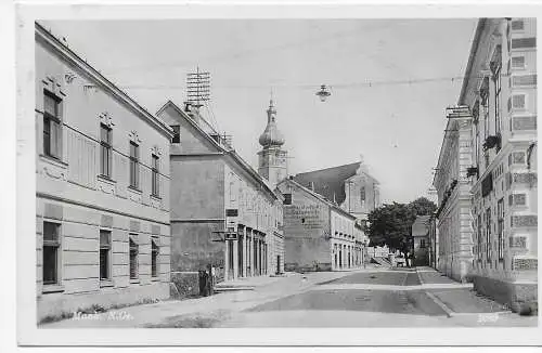 Feldpost: AK Mank, N.Oe. 1938 nach Aschaffenburg