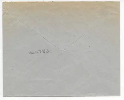 Feldpost: FPNr. 56572 nach Hainburg als Einschreiben 1944