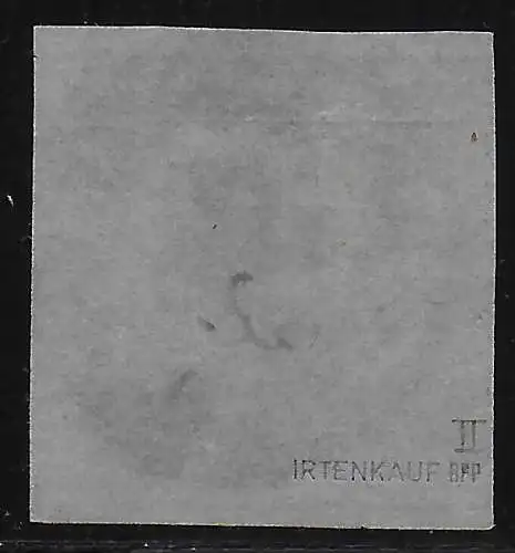 Württemberg: MiNr. 5 II, BPP geprüft, gestempelt