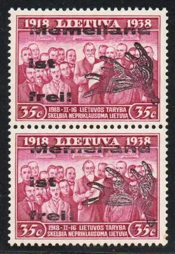 Memel: MiNr. III S4, postfrisch