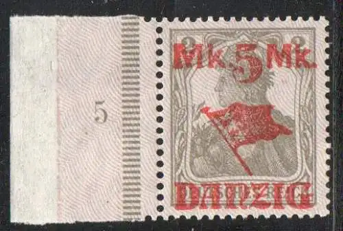 Danzig: MiNr. 30 I, postfrisch