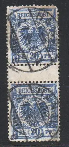 DR: MiNr. 48 Zwischensteg, gestempelt