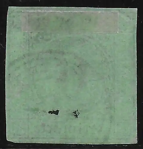 Baden: MiNr. 3, gestempelt, Luxusstück mit allen Rändern