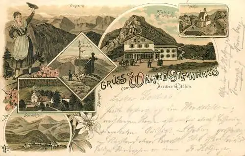 DR: AK Wendel Steinhaus 1896 von Nürnberg nach Berlin, Gewerbeausstellung
