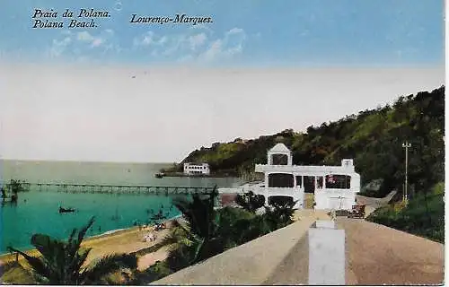 Mocambique 1937: Ansichtskarte Lourenco Marques nach Nürnberg