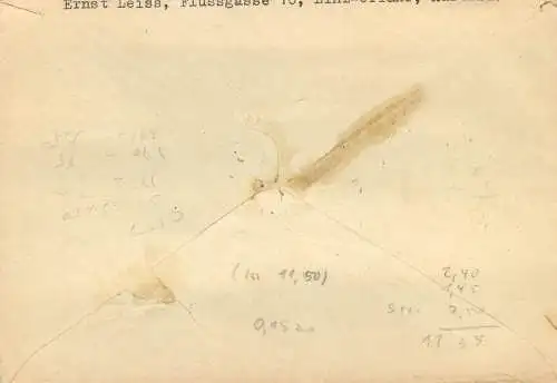 Österreich 1954 Vögel, Luftpostbrief nach USA, überfrankiert