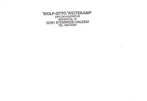 Bund: Wertbrief Stemwede mit MiNr. 1940, Mehrfachfrankatur