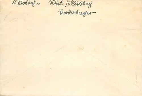 Feldpost: Miesbach 1944 an FPNr. 42764, zurück, Anschrift abwarten, Briefinhalt