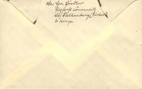 Feldpost: Flugzeugführerschule Lönnewitz 1940