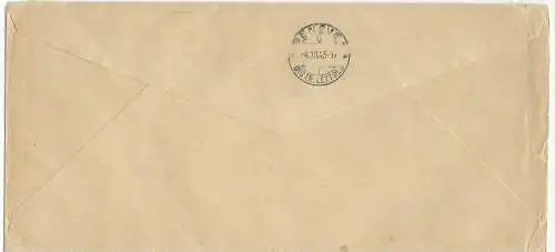Schweiz: Einschreiben Genève 1 Exp. lettres, 3.3.1945