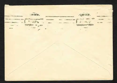 GG: Dienstbrief Chef des Distrikts Warschau: Stempel: Kann mit poln. Post ....