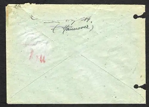 GG: Späte Post: 28.11.44 Görlitz nach Opoczno/Radom: Zurück Zettel