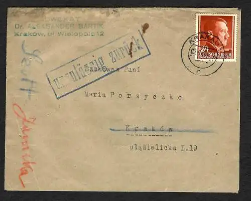 GG: Anwalt aus Krakau 1944, unzulässig zurück