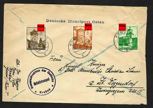 GG: Ostbahn Krakau nach Deggendorf 1941, portogerecht