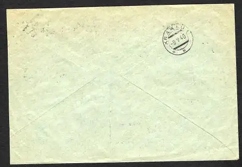GG: Einschreiben Postagentur Koszyce als Postsache: Nicht anerkannt: Nachgebühr