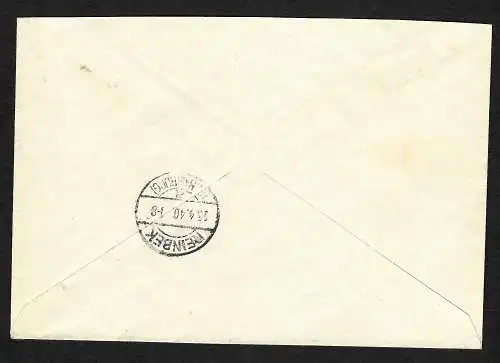 GG: Luftpost Eilboten-Einschreiben Radom nach Hamburg 1940