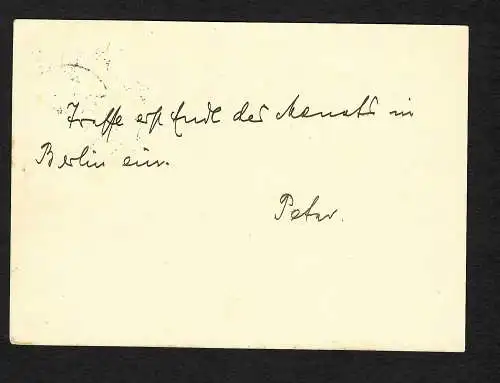 GG: Postkarte als Rohpost frankiert, Portogerechte 32 Gr, sehr selten
