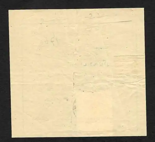 GG: Aufgabebescheinigung, Reichsdeutsches Formular, Tomaszow Lubelski 1941