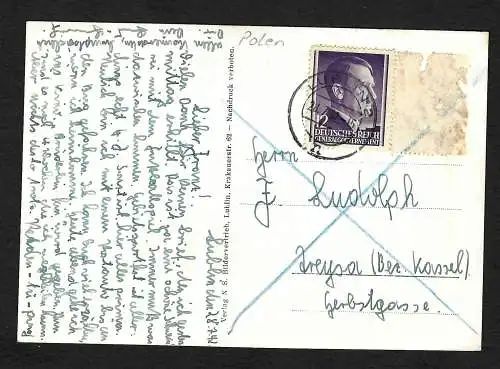 GG: Ansichtskarte Lublin: Amt des Distriktchefs, 1942