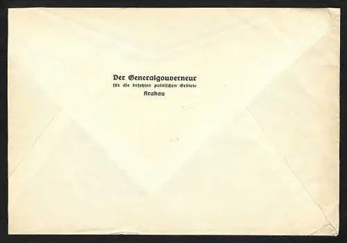 GG:  Dienstbrief von Hans Frank an den Juristen und Gruppenführer in Leipzig