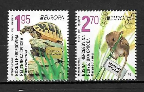 Bosnien Herzegovina 2021: Europa: Gefährdete Tierwelt, Schildkröte, **