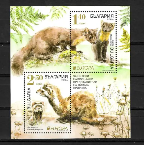 Bulgarien 2021: Europa: Gefährdete Tierwelt, **