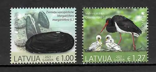 Lettland 2021: Europa: Gefährdete Tierwelt, **