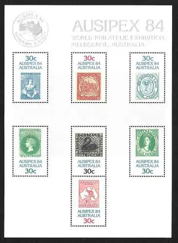 Australien 1984: AUSIPEX 84, World philatelic exhibition, Melbourne, **